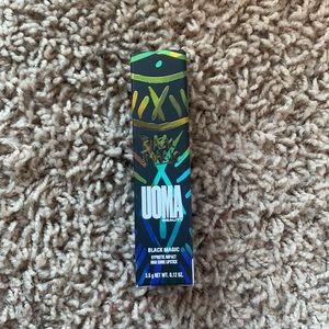 UOMA beauty black magic hypnotic impact high shine lipstick in love shade